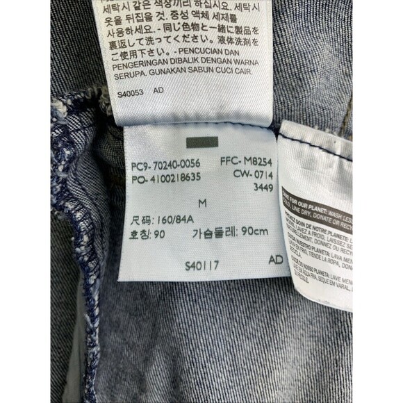 Levi Strauss Denim Trucker Jean Jacket Button Collared Cotton Womens Size Medium - Picture 14 of 16